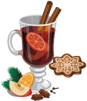 a hot cider drink